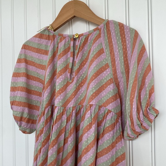 Soft Gallery Viscose Striped Honesty Dress - Picture 6 of 16